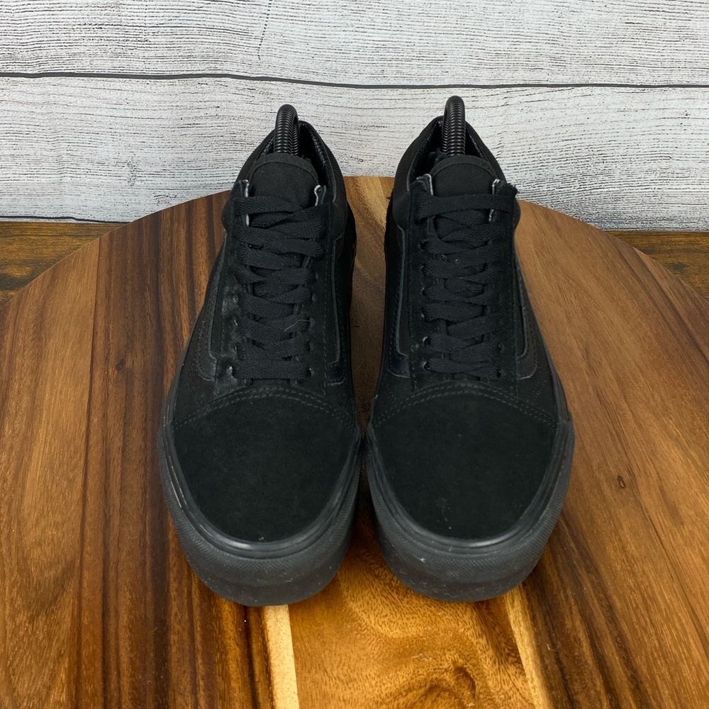 Vans Old Skool Stackform Triple Black Platform Sh… - image 8
